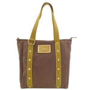 LOUIS VUITTON Brown Canvas Tote Bag